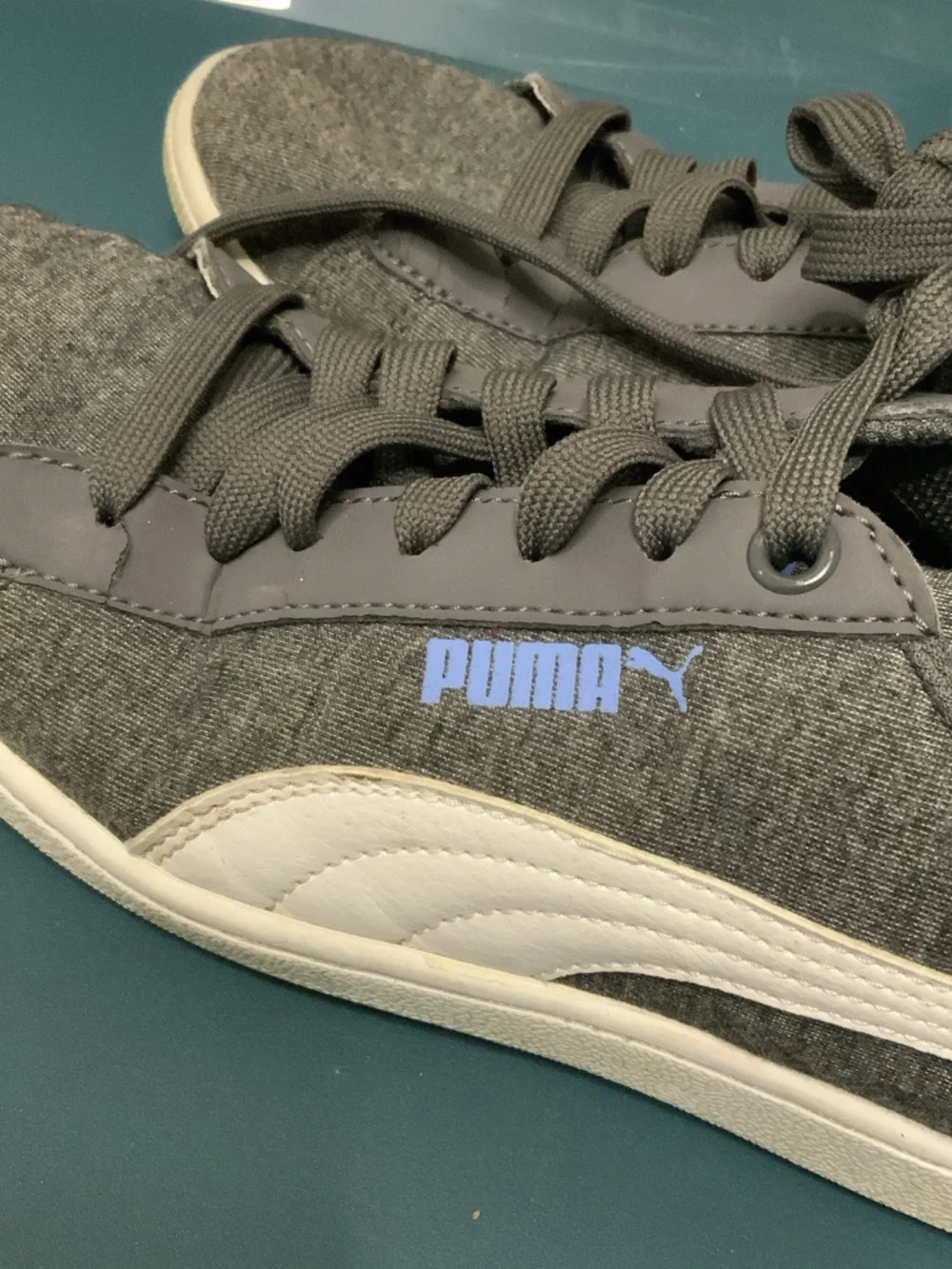 Puma Women's Shoes Active Lace Up Grey Sneakers Size 5